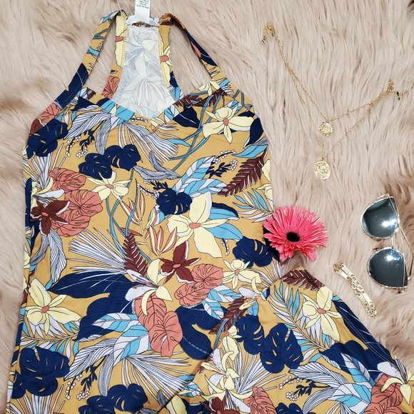 Print Bodycon Maxi Dress Gold - Picture 4 of 4